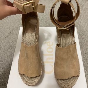 Chloé Scallop Wedge